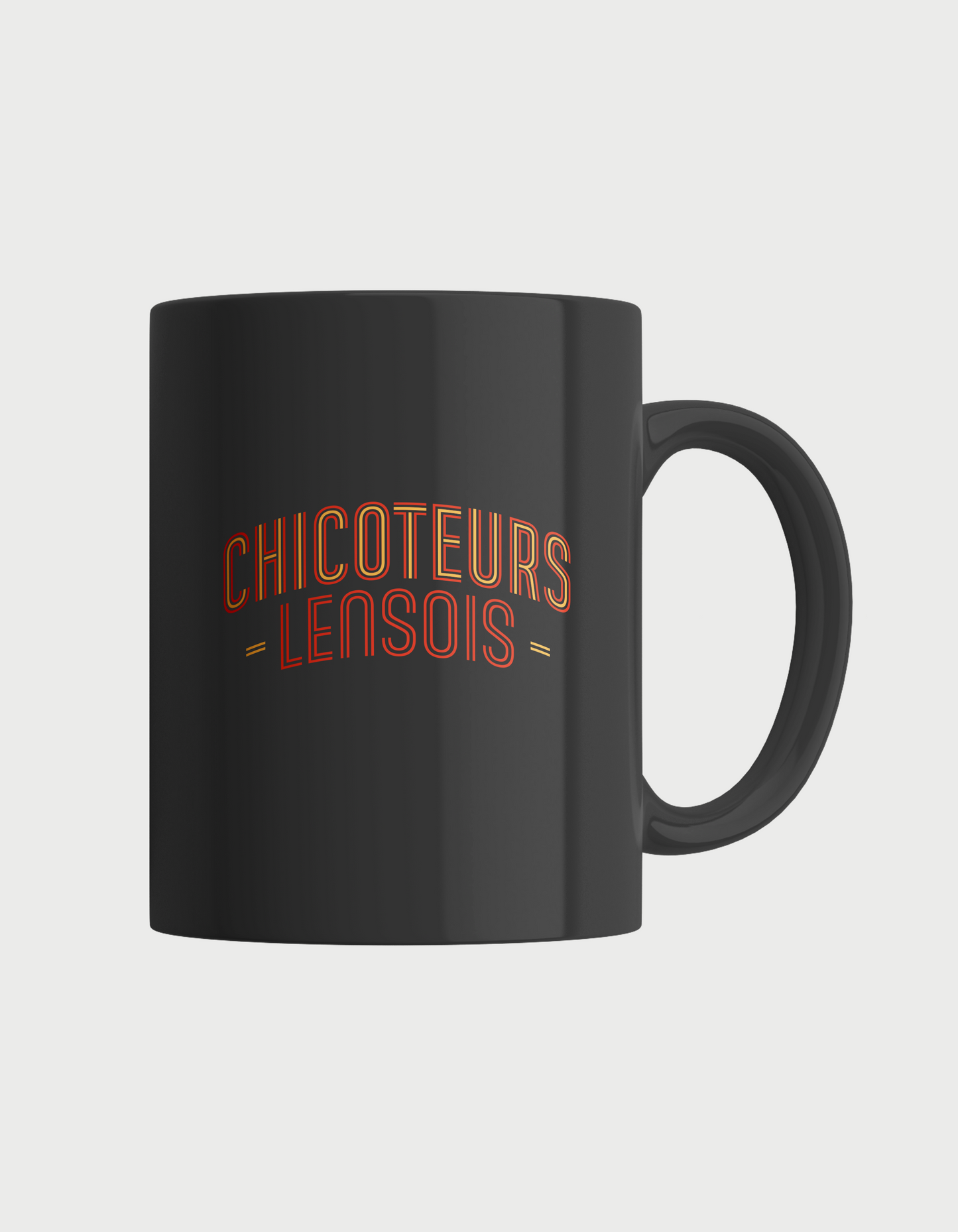 Mug noir CHICOTEURS LENSOIS